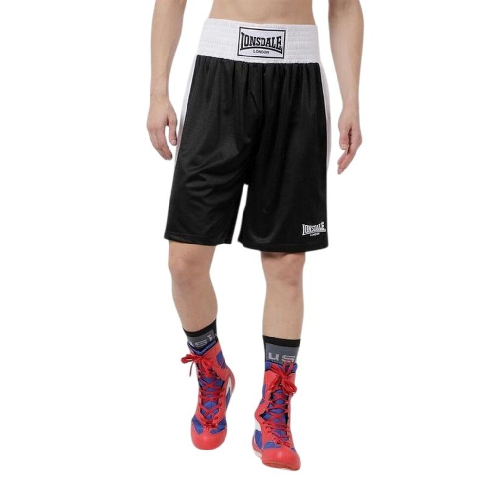 Lonsdale Mens Boxing Shorts / Black